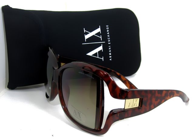 ARMANI EXCHANGE SUNGLASSES OVERSIZED CUTOUT AX098/S NEW  