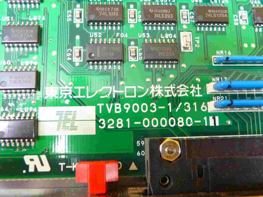 TEL P 8 Prober Control Board TVB9003 1/316 working  