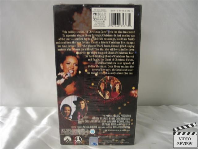 Divas Christmas Carol VHS NEW Vanessa Williams 097368353732  