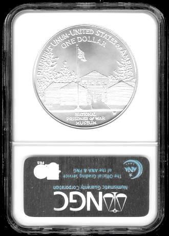 NGC MS70 1994 W P.O.W. MUSEUM DOLLAR MS 70  