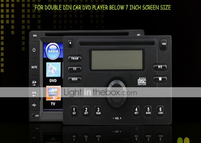 Dummy Security Face Panel for Double Din Car DVD Player + Universal 