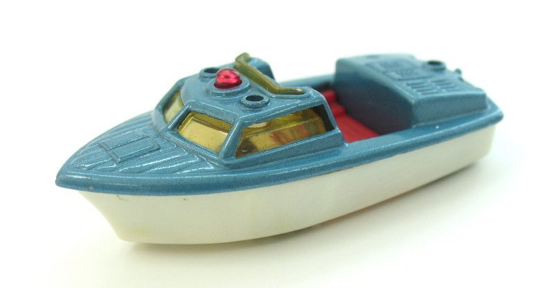 TORPEDO POLICE LAUNCH VINTAGE NICE TOY BOAT *  