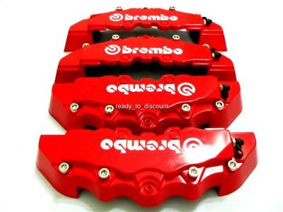 BMW E36 E46 E60 E61 E90 E91 RED BRAKE CALIPER COVER F/R  