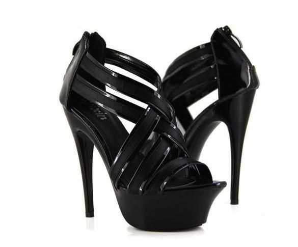 Sexy Womens Platform Peeptoe Strappy open toe High Heel Sandals Shoes 