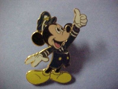 Pilot MICKEY Thumbs Up Alaska Airlines Disney Pin  