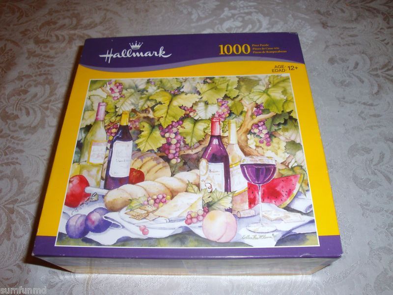 VINEYARD PICNIC   Hallmark 1000 Piece Puzzle [NEW]  