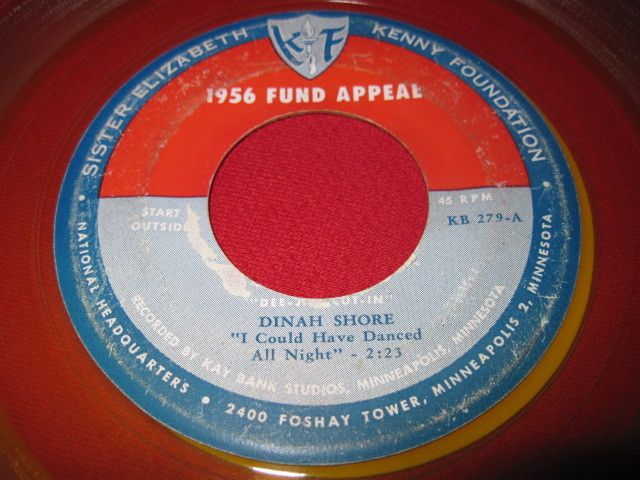 DINAH SHORE 45   I COULD HAVE DANCED ALL NIGHT   RARE  