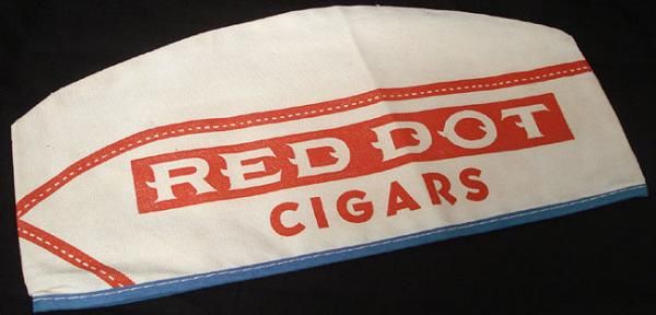 RED DOT CIGARS ~ VENDORS TOBACCO HAT ~  