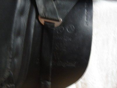 Offered is a beautiful Trilogy Amadeo Elite dressage saddle in very 