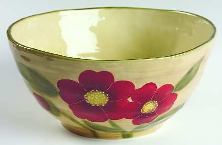 Ambiance FLEUR RUSTIQUE Salad Serving Bowl 6996462  