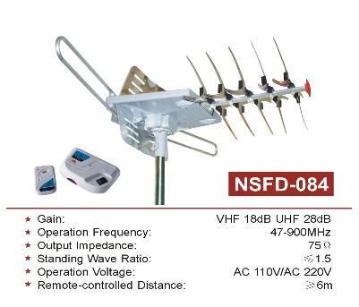 Amplified Digital HDTV Outdoor Antenna w Rotor  