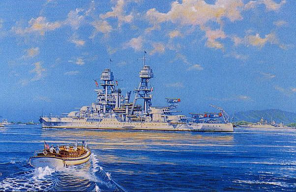 USS Arizona 1936 Battleship Image by James Flood  