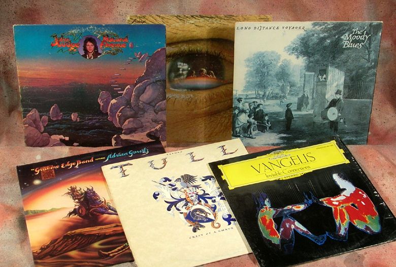 LOT OF »6« PROG/Psyc LPs TULL~MOODYs~VANGELIS~JOHN LODGE, MORE 