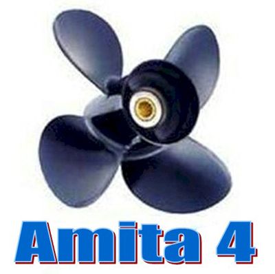   Evinrude Propeller 90hp thru 300hp Solas Amita 4 Blade Aluminum  