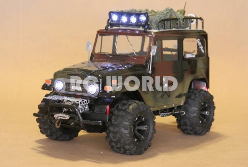 RC 1/10 TAMIYA TRUCK TOYOTA FJ40 LAND CRUISER MILITARY RTR  