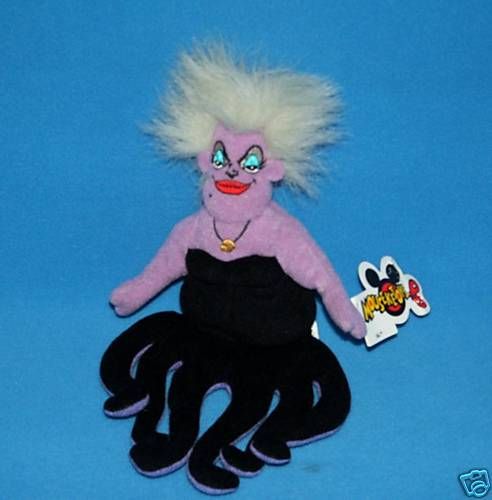 NEW Disney Mouseketoys URSULA Little Mermaid Plush #J2  