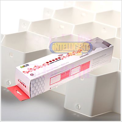 WHITE SOCK/UNDERPANT DRAWER DIVIDER STORAGE ORGANIZER  