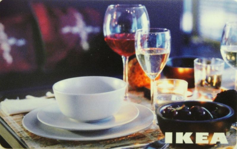 IKEA Gift Card Dinner COLLECTIBLE NO VALUE  