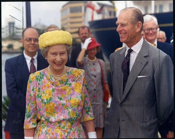 HM QUEEN ELIZABETH FLORIDA ROYAL YACHT 1991  