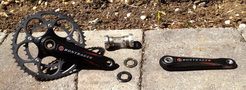 Bontrager Race X Lite Crank Set   Carbon Arms