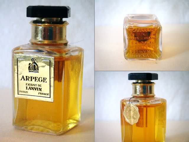 ARPEGE PARFUM EXTRAIT BY LANVIN   VINTAGE 1/4 OZ BOTTLE OF PERFUME 