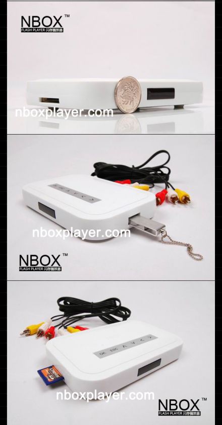 NBOX HDTV HD Media TV Player RM RMVB DivX HDD SD USB HD  