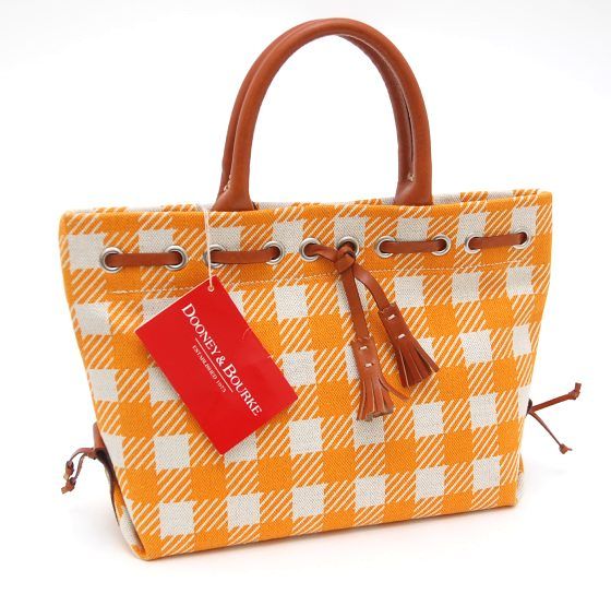 NWT DOONEY & BOURKE ~PICNIC SMALL TULIP TASSEL ~YELLOW  