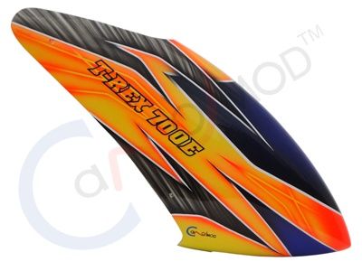 Canomod Tsunami Airbrush Fiberglass Canopy T REX 700 E  