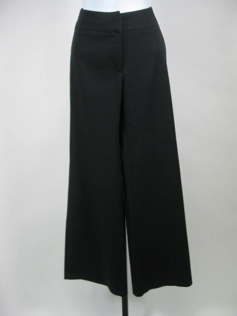 ATTIMO Black Polyester Wide Leg Pants Slacks SZ S  