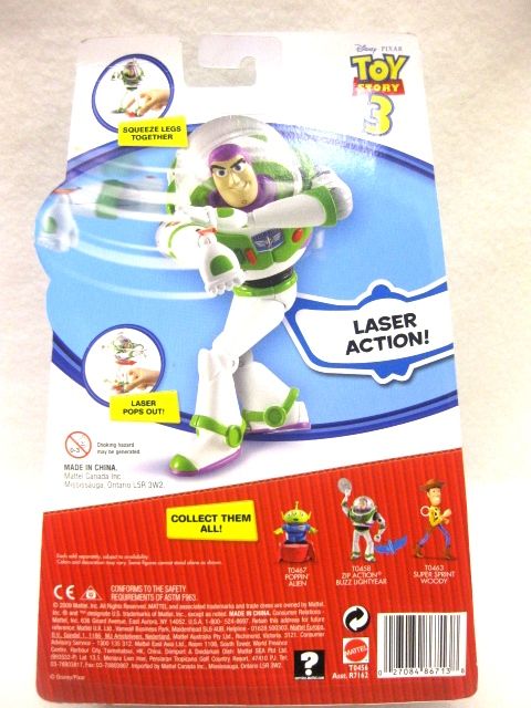 Disney Toy Story 3 Laser Blast Buzz Lightyear Action Fi  