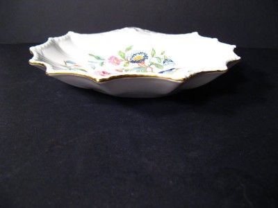 AYNSLEY PEMBROKE CANDY DISH (GOLD TRIM)  