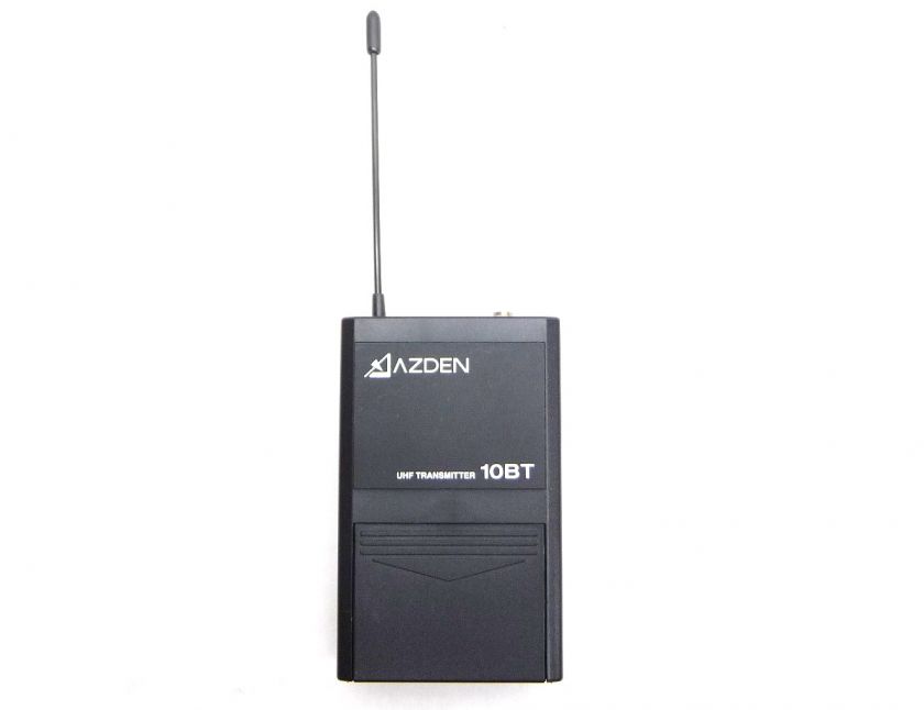 AZDEN 200UPR 2CH PORTABLE WIRELESS UHF RECEIVER W/ 2X 10BT + 1X 51XT 