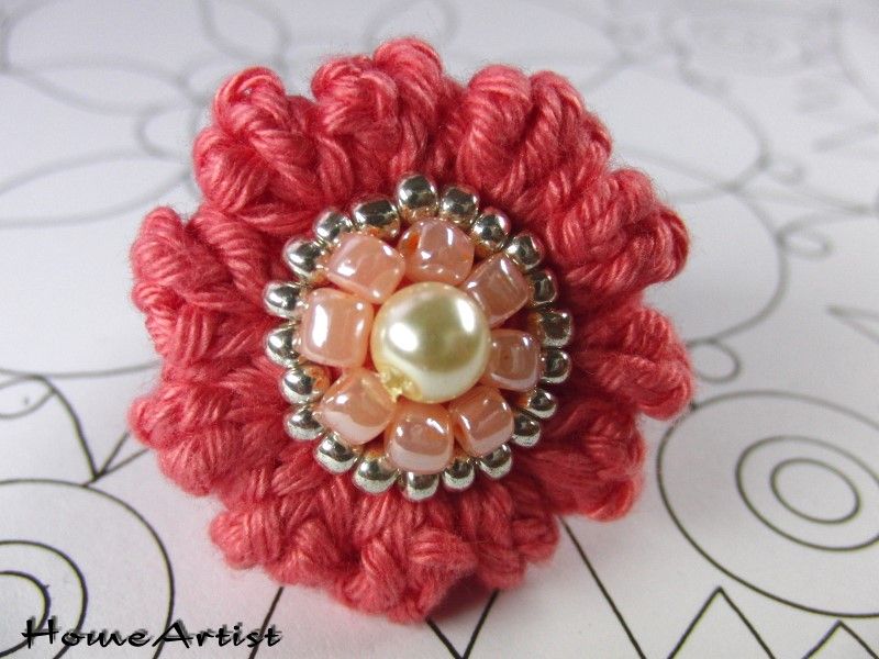 ANILLO en CROCHET ganchillo   HomeArtist An45