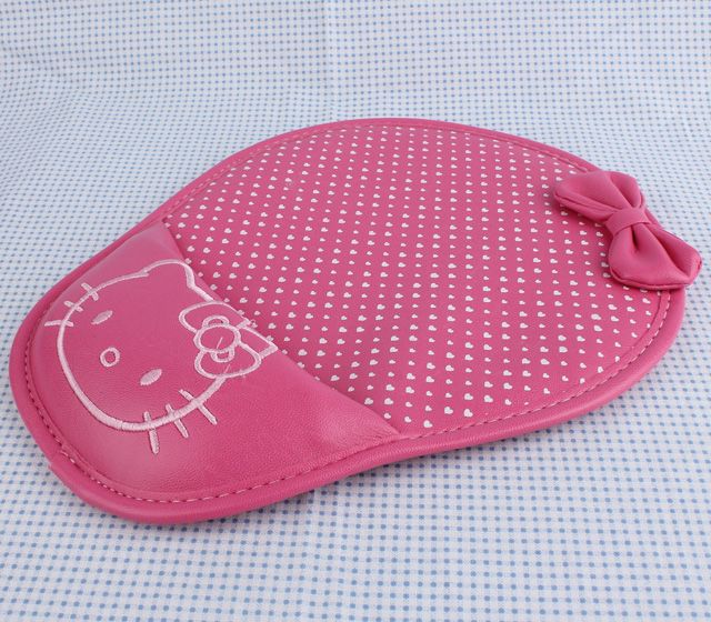 Dark Pink Hello Kitty Cat Laptop Computer Mouse Pad Mat  