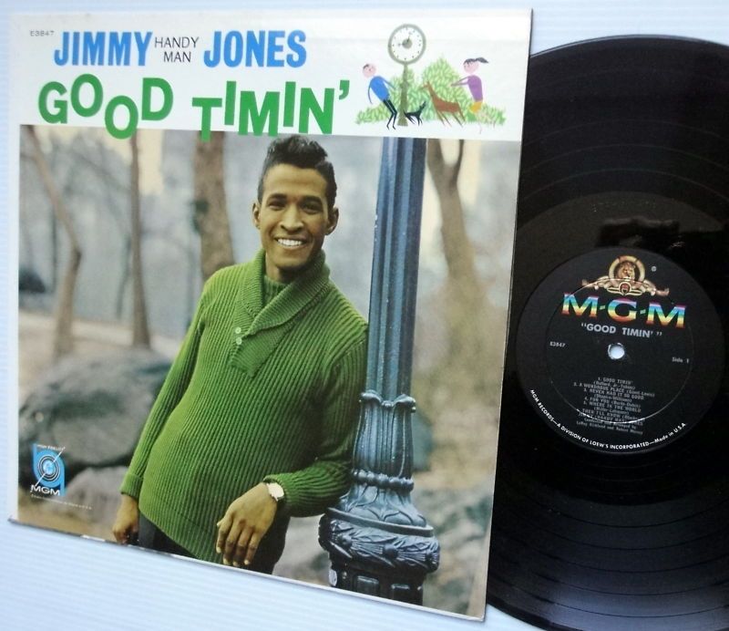 JIMMY JONES Good Timin EXC vinyl Mono MGM LP handy man  
