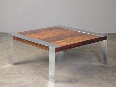 Milo Baughman Danish Modern Rosewood Coffee Table  