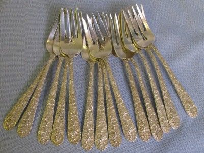 ALVIN BRIDAL BOUQUET 127 pcs Sterling Silver Flatware includes 20 