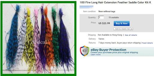 100 Feather Hair Extension Crimp Micro Ring Color Beads Z  