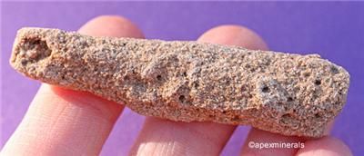 Fulgurite Petrified Lightning Bolt Sahara Desert COOL  