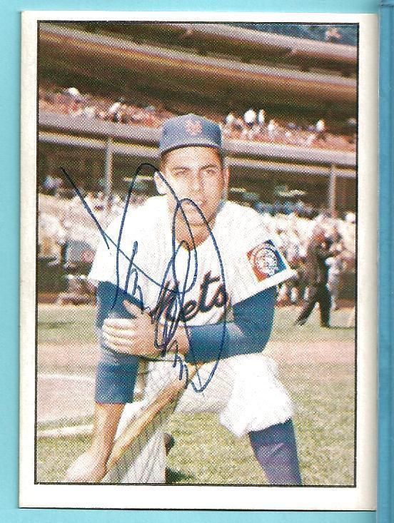 Ron Hunt Autographed 1978 TCMA Stars of the 60s Card JSA Stamp NY 