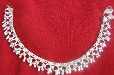   ANKLET BRACELET BELLY DANCE INDIAN JEWELRY  LOW FITTING  XL SIZE