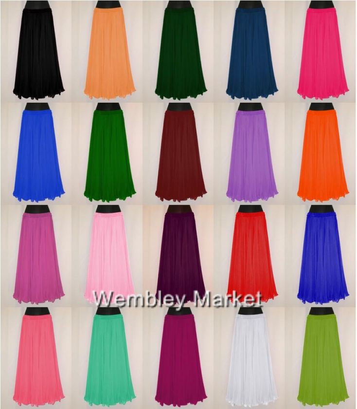 Yard Full Circle Skirt Bely Dance Costume 25 Color NW  