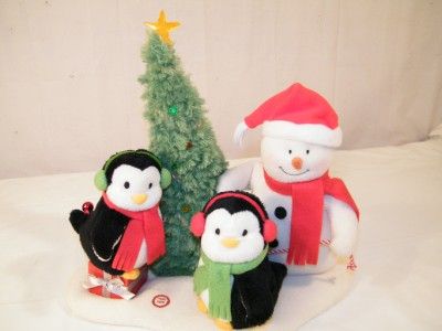 HALLMARK JINGLE PALS VERY MERRY TRIO ROCKING AROUND THE CHRISTMAS TREE 