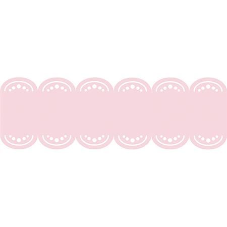 Wall Pops / Wallpops Gigi Pink Stripe Border  