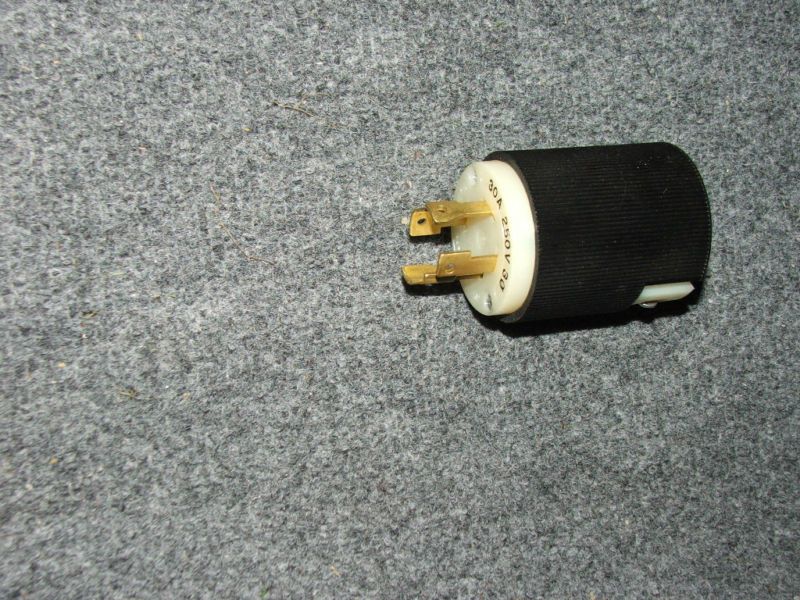 NEW 30A Hubbell twist lock generator plug 4 pole 250V  