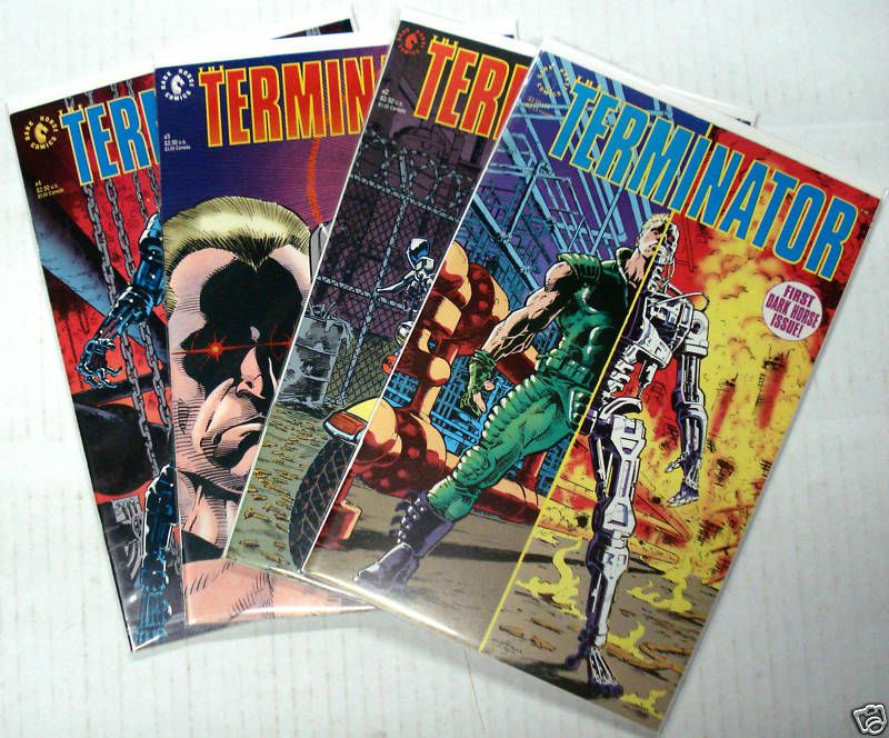 DARK HORSE COMICS FIRST ISSUES THE TERMINATOR 1  4 NM  