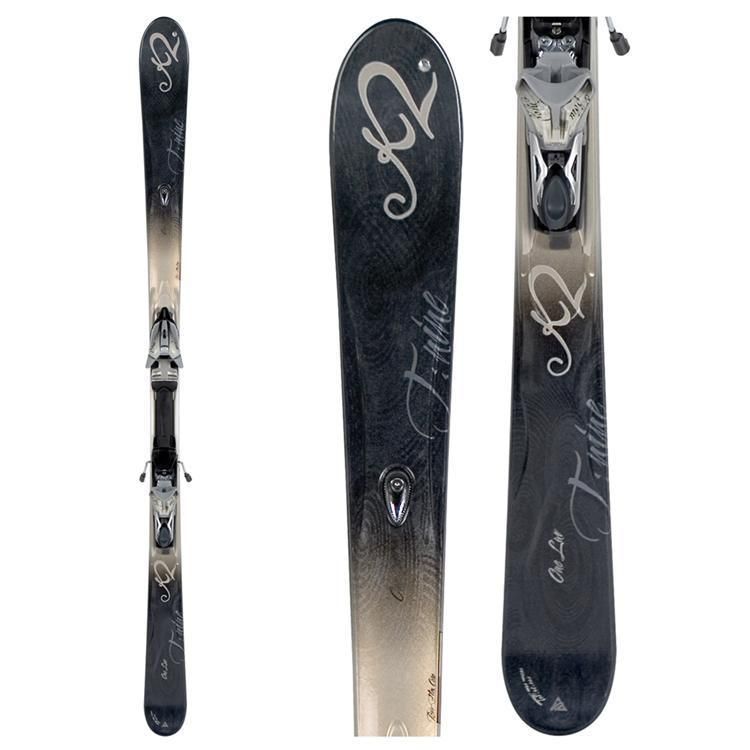 2008 K2 Womens T9 One Luv Skis w/ Marker M1 Binding   160 cm  