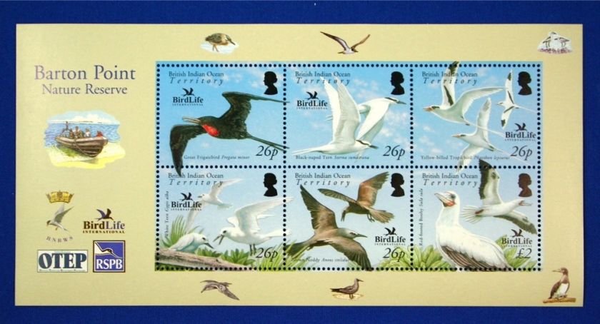 N026 BIOT BR INDIAN OCEAN 2006 Birds Barton Point MNH  