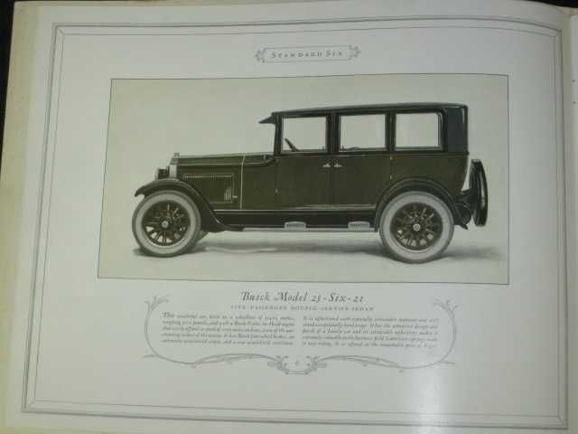 1925 BUICK Standard & Master Prestige Sales Brochure  