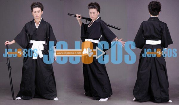 BS◆BLEACH◆Soul Reaper Form Shinigami Kimono◆Cosplay Costume w 